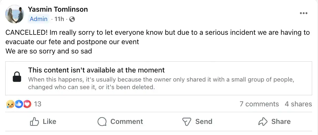 Fair Evacuated After Man Suffers Electric Shock On Bungee Ride Set Up Under Power Pylon Fair Evacuated After Man Suffers Electric Shock on Bungee Ride Set Up Under Power Pylon