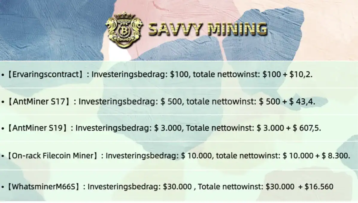 Standard Chartered: Bitcoin is expected to hit 0,000 by the end of the year, SAVVY MINING helps investors earn ,800 a day