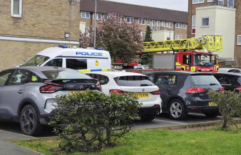 Emergency Services Respond to Mental Health Crisis at Dagenham Tower Block