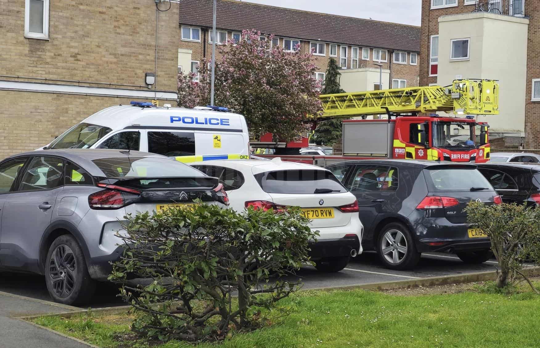 Emergency Services Respond to Mental Health Crisis at Dagenham Tower Block