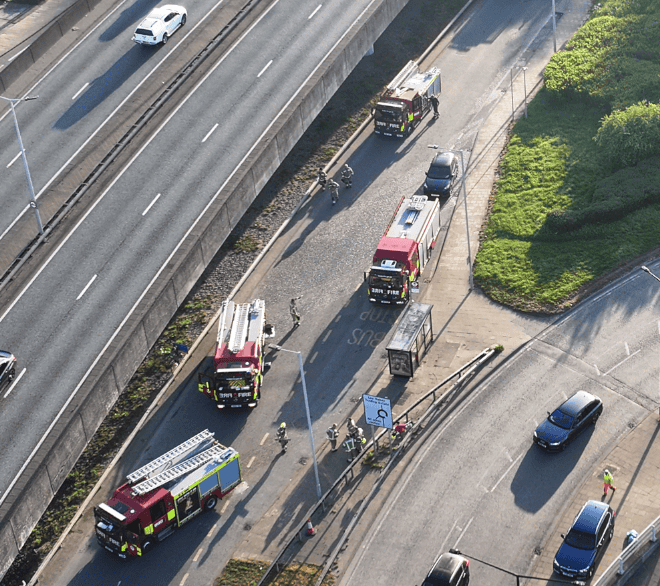 Fire Under Lea Valley Viaduct Sparks Major Emergency Response in Chingford