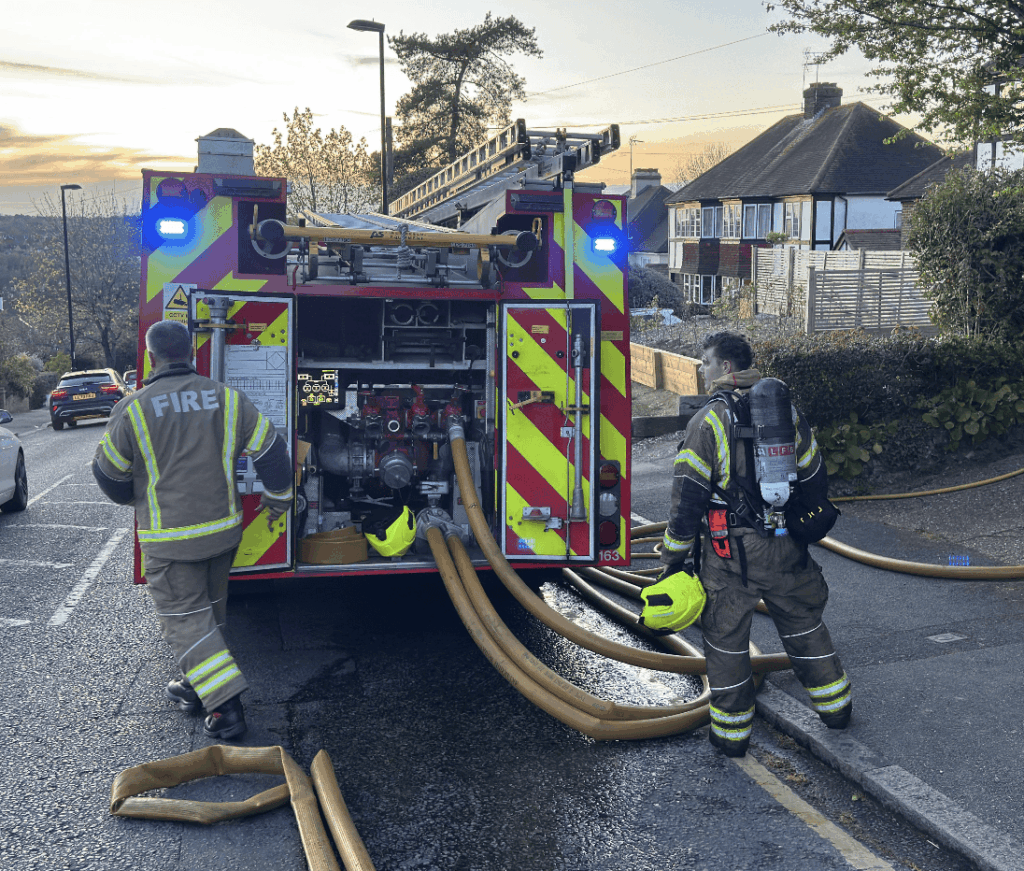Major Blaze Tackled in Coulsdon as Gas Cylinder Explosion Sparks Fire Investigation