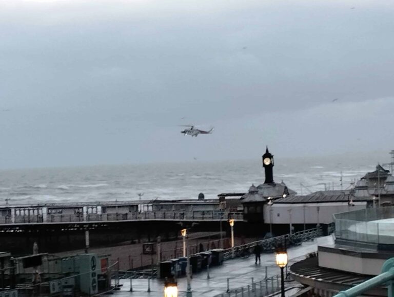 Major Rescue Operation Launched After Woman Seen in Sea Off Brighton