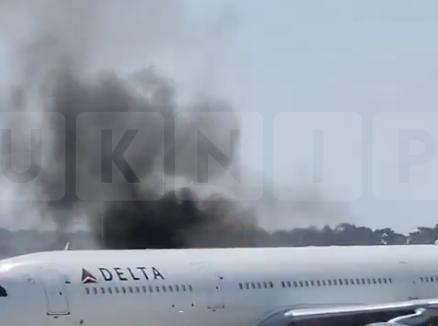 Passengers Evacuated from Delta Air Lines Flight After Engine Bursts into Flames at Orlando Airport