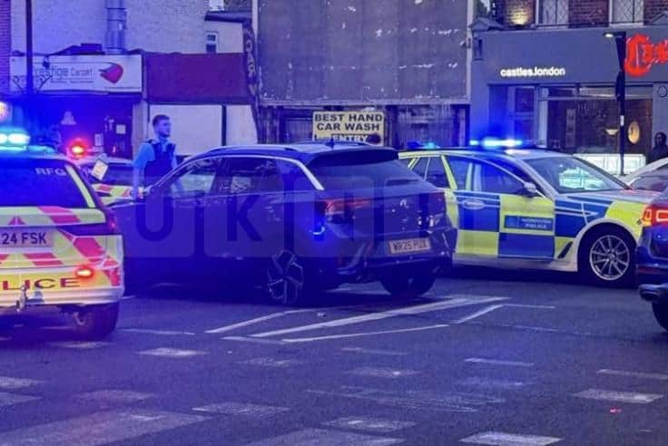 Police Chase Ends in Crash on Carterhatch Lane After Vehicle Found on Fake Plates