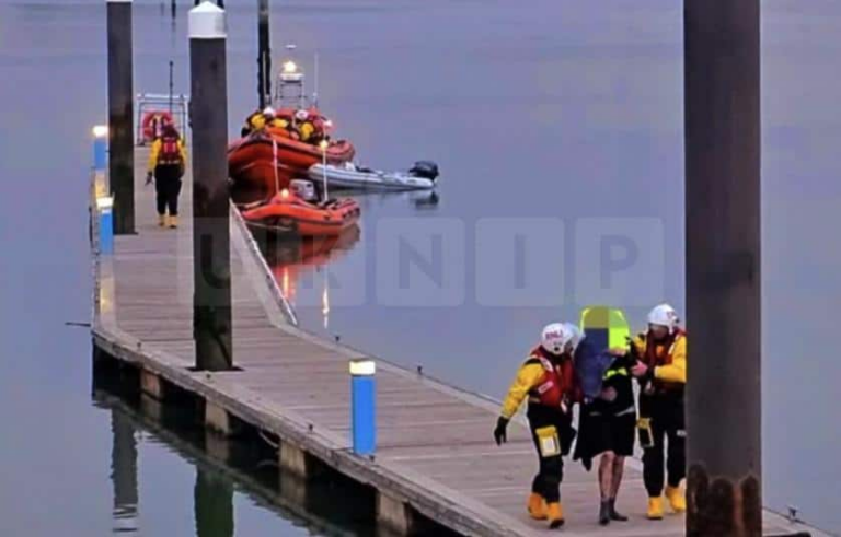 Two People Rescued from Water at Chichester Marina