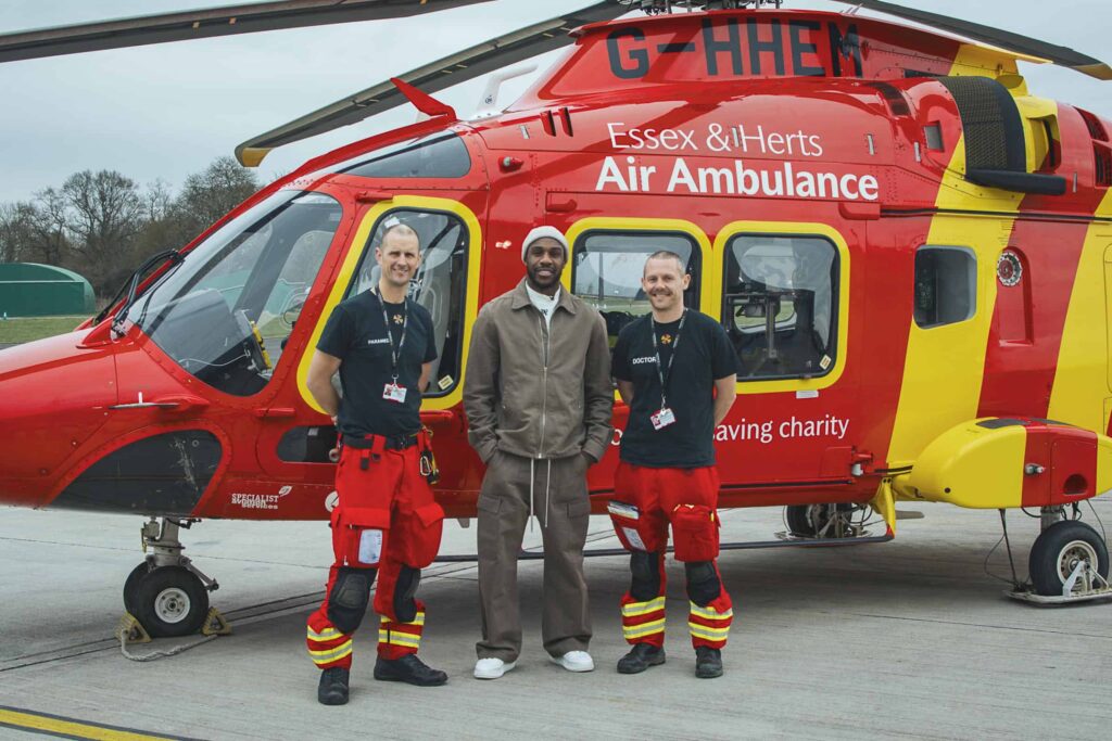 West Ham Star Michail Antonio Reunites with Air Ambulance Crew Who Saved His Leg