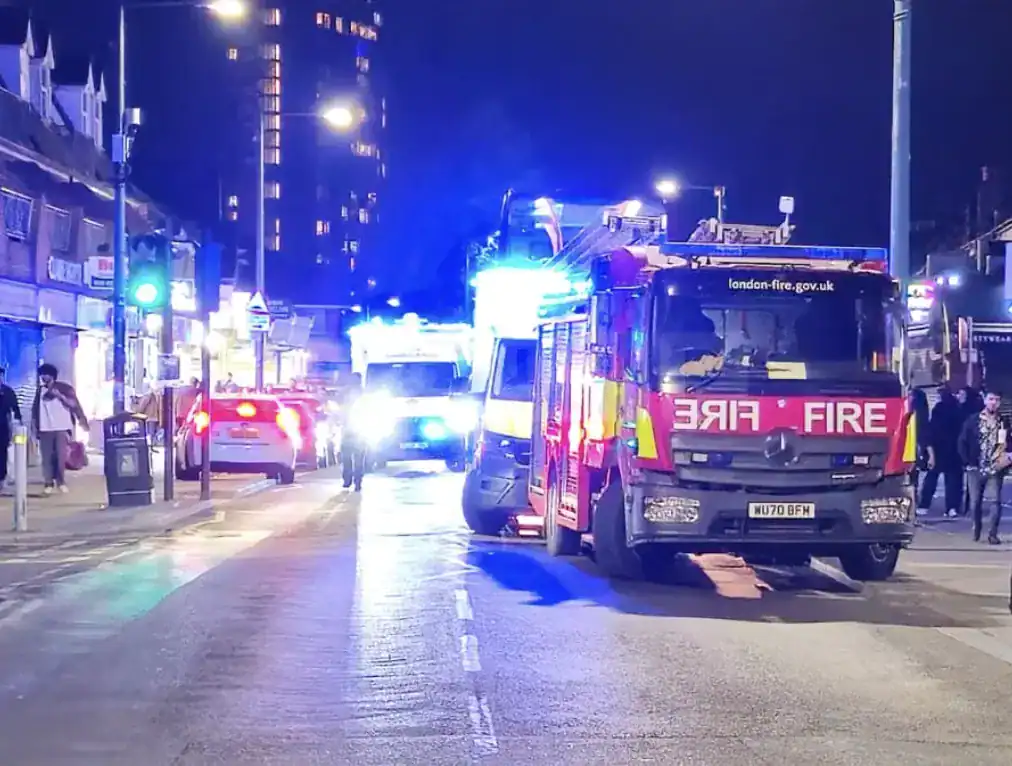Major Fire in Ilford Triggers Massive Emergency Response