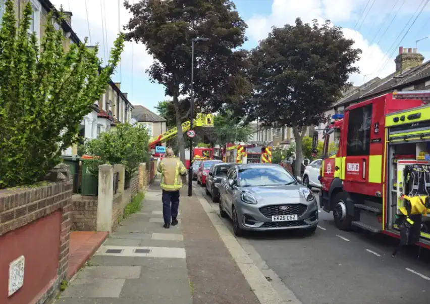 Major Fire in Plaistow: Six-Pump Response to Blaze on Sutton Court Road