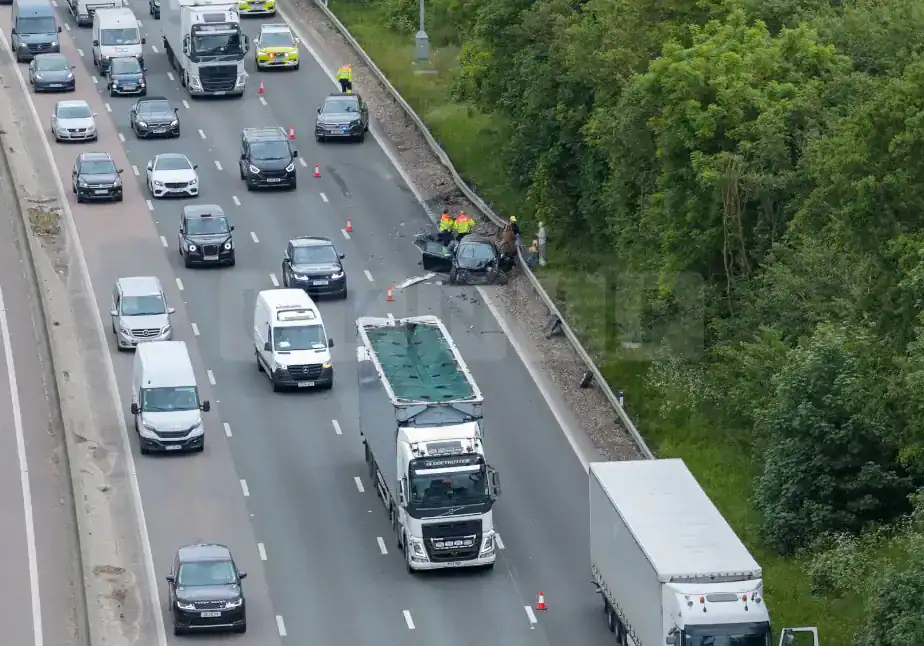 Family Escape Serious Injury After Multi-Vehicle Crash on M20 Smart Motorway in Kent