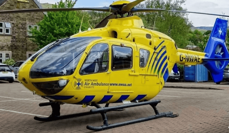 Air Ambulance Lands at Tesco Car Park as Police Respond to Serious Incident in Leigh
