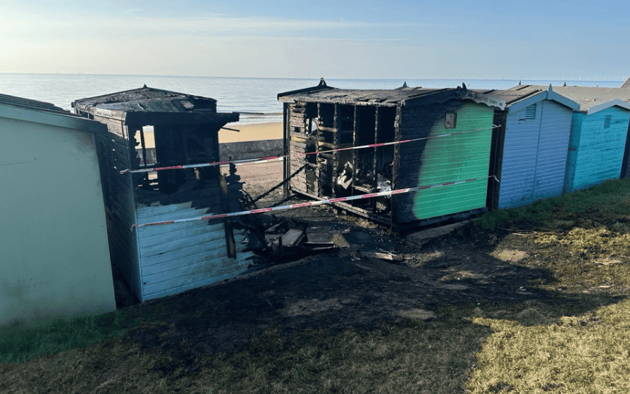 Beach Hut Fire in Frinton Blamed on Hot Barbecue Embers