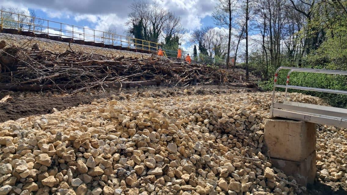 Brighton Main Line Repairs Completed After Major Landslip Near Gatwick