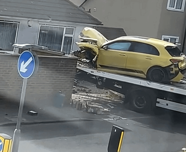 Car Crashes Into Bungalow in Belvedere – Driver Hospitalised and Property Severely Damaged