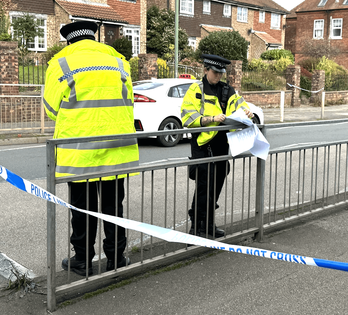 Elderly Woman in Critical Condition After Maidstone Van Collision