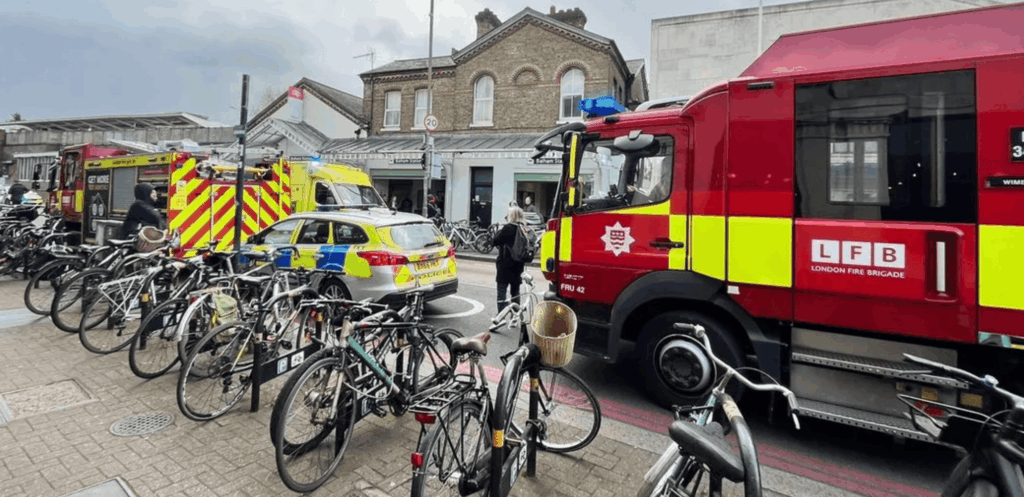 Emergency Services Respond to Person Under Train at Balham Station