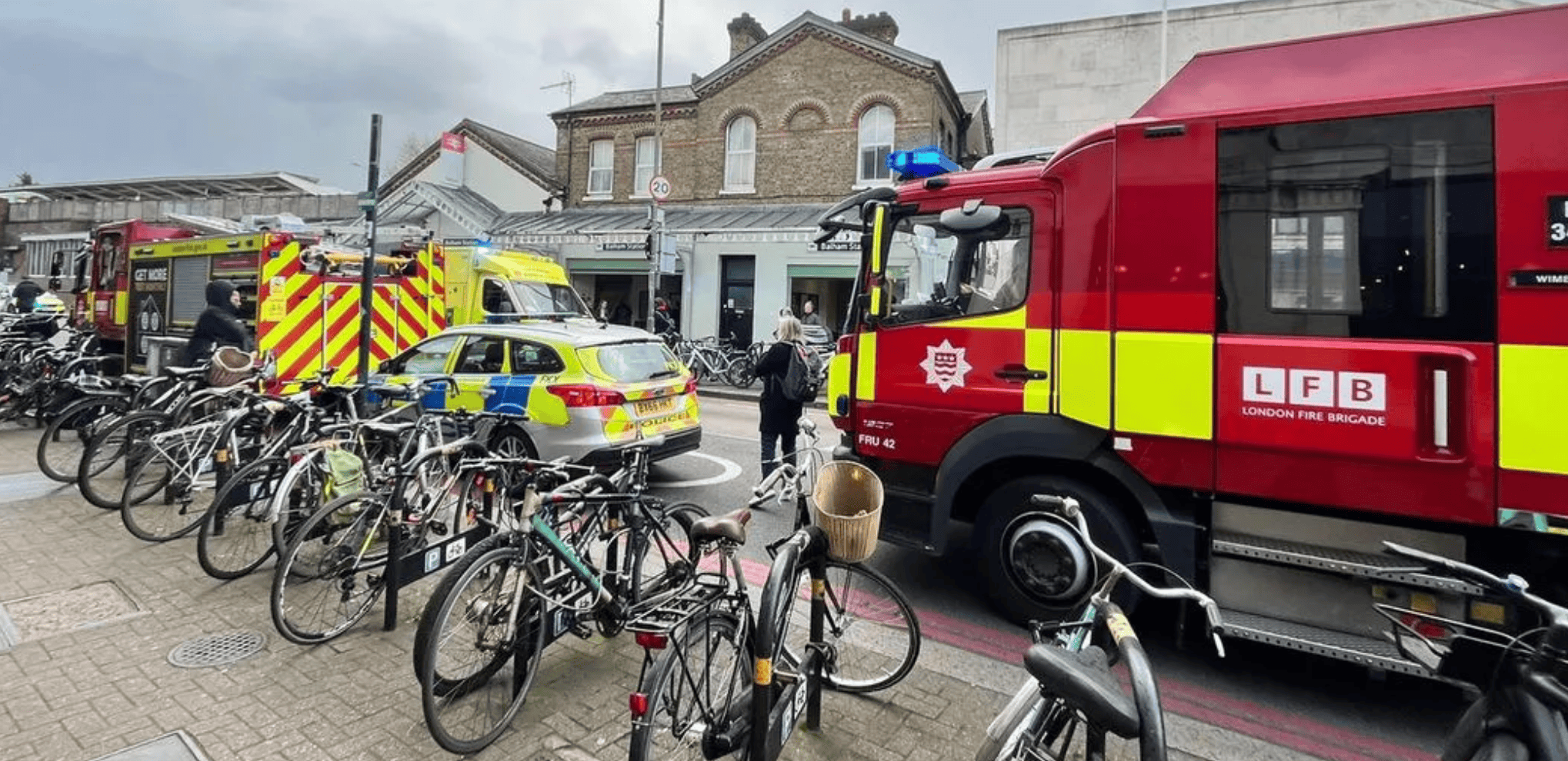 Emergency Services Respond to Person Under Train at Balham Station