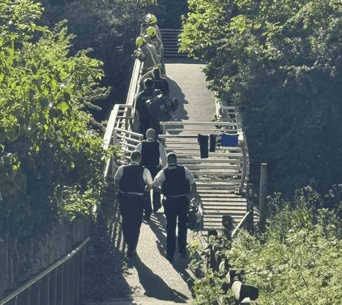 Emergency Services Respond to Reports of Person in Water Near Ilford Footbridge