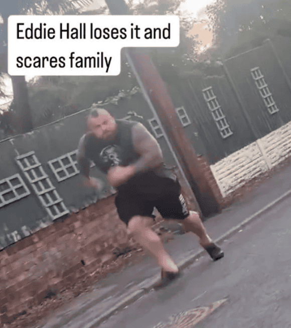 Furious Eddie Hall Caught on Camera Chasing Motorists After Alleged Harassment