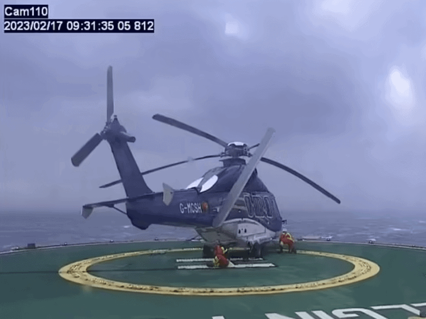 Helicopter Blade Narrowly Misses Oil Rig Worker After Snapping Mid-Storm, Investigation Reveals