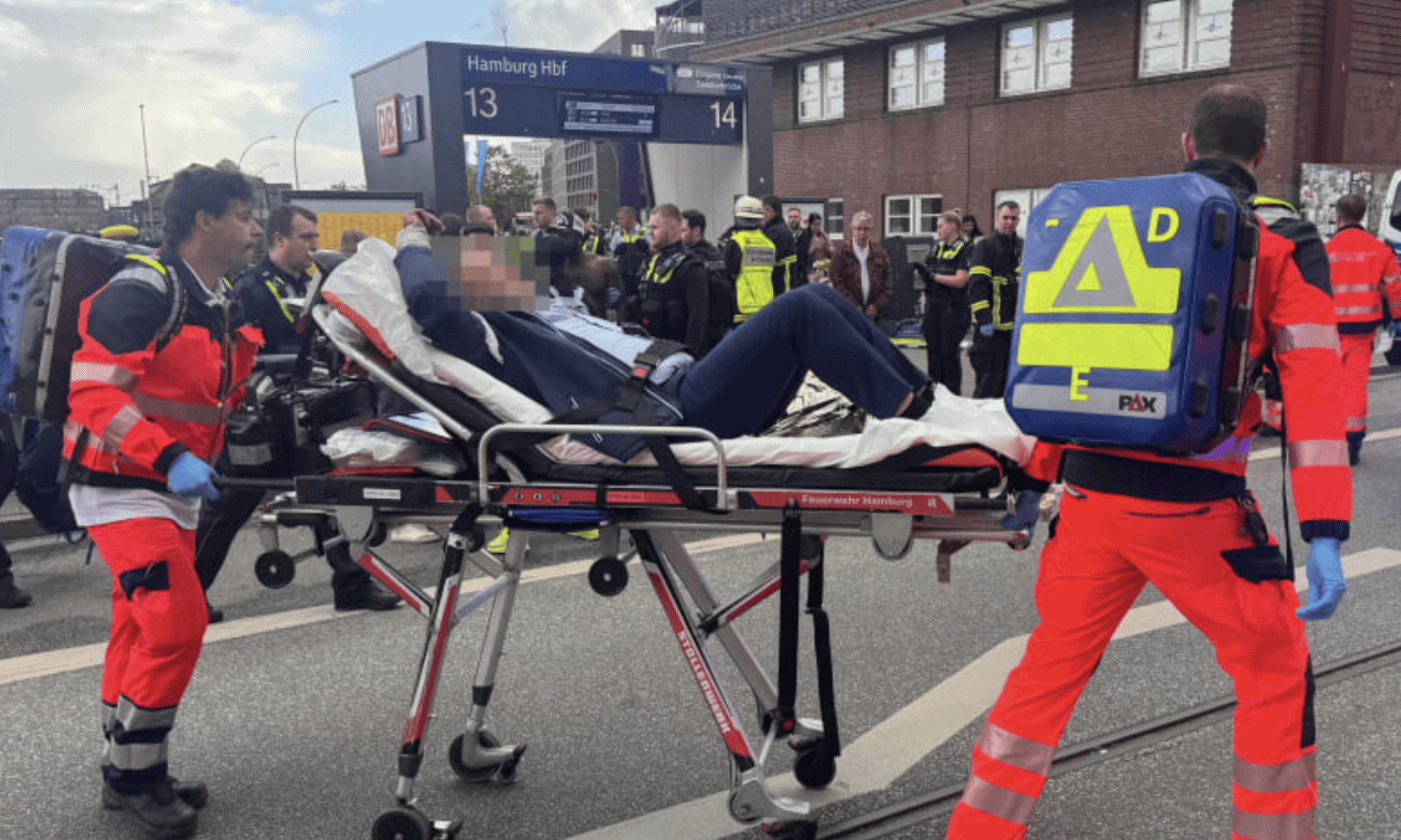 Knife Attack at Hamburg Train Station Leaves 12 Injured, Suspect in Custody
