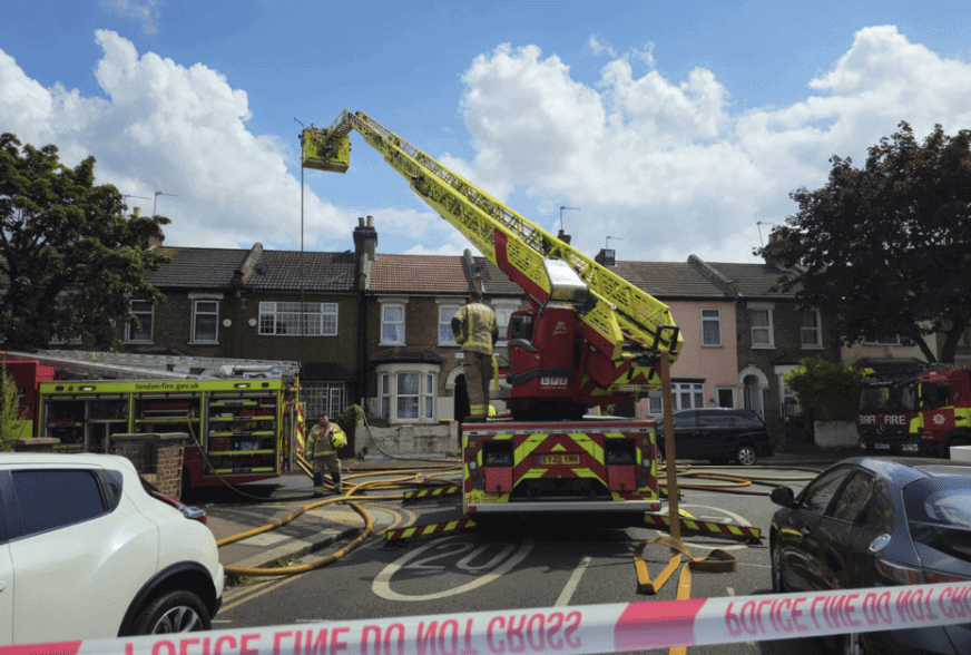 Major Fire in Plaistow: Six-Pump Response to Blaze on Sutton Court Road