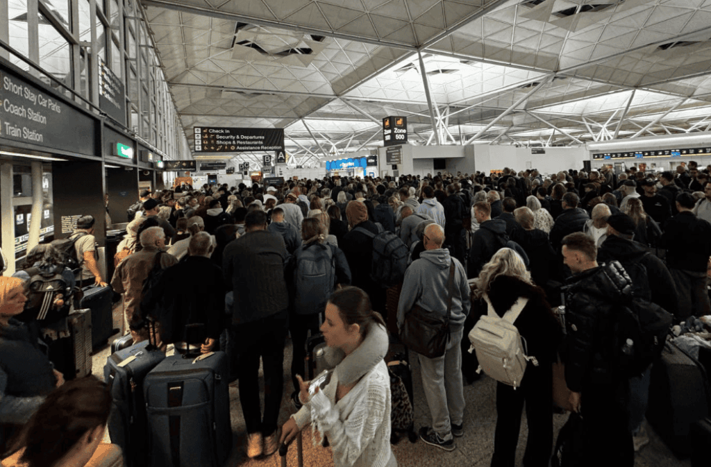 Stansted Airport in Chaos as IT Meltdown Leaves Passengers Stranded in Massive Queues