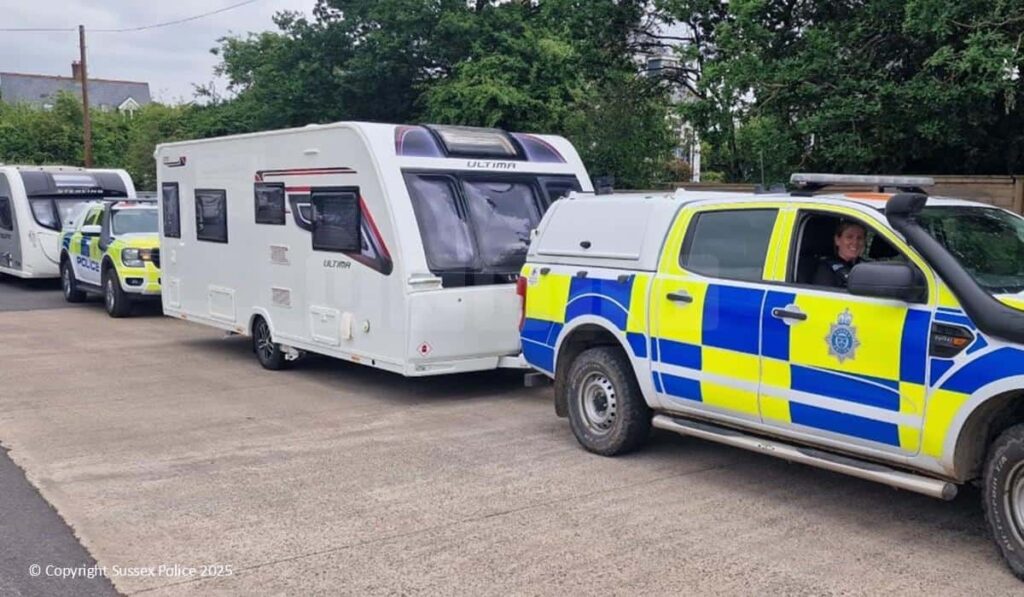 Ten Stolen Caravans and Horsebox Worth £300,000 Recovered in Cross-County Police Operation