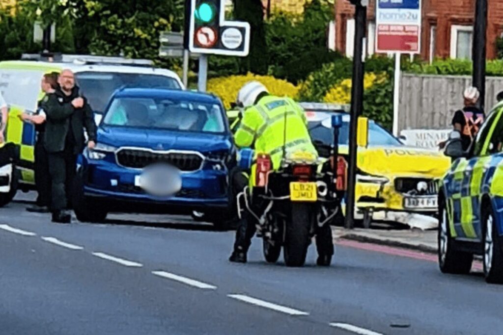 Three Injured in Catford Crash Involving Police Car — Two Officers Taken to Hospital