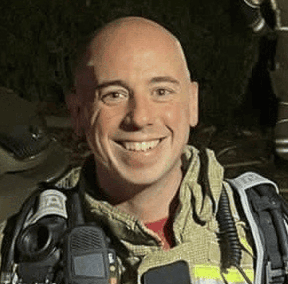 Tribute to Fallen Firefighter Martyn Sadler, 38, After Bicester Blaze