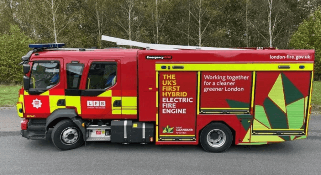 UK’s First Electric Fire Engine Still Unused Three Years After Launch