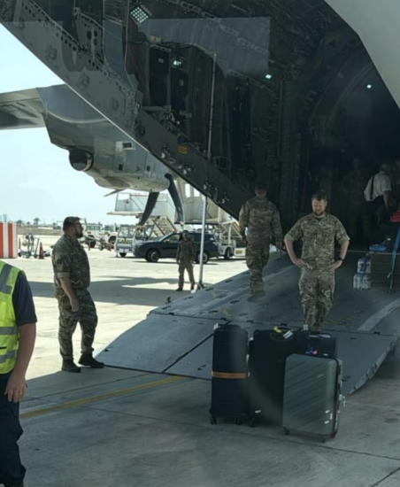 63 British Nationals Evacuated from Israel by RAF Flight, Foreign Secretary Confirms