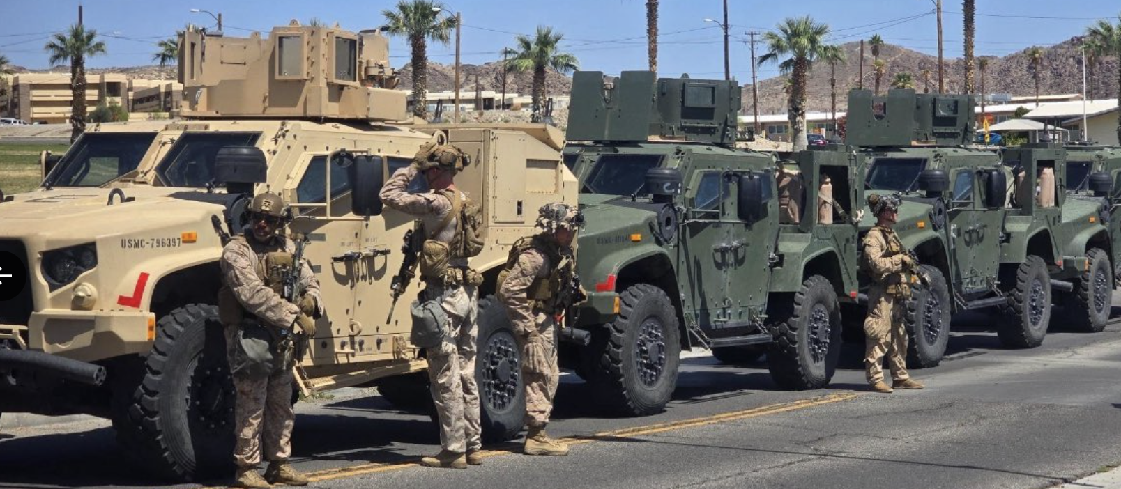 700 Marines Deployed to Support ICE Raid Crackdown in Los Angeles