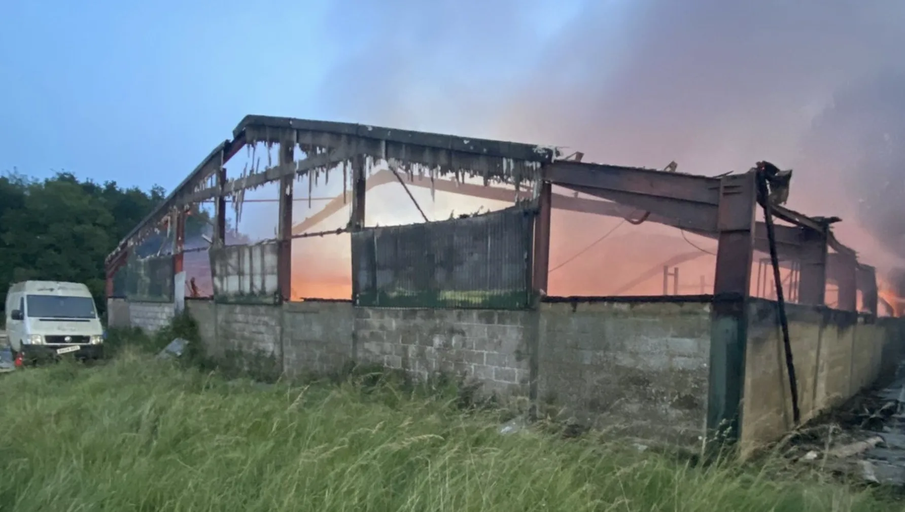 Warehouse Fire Destroys Party Business in Widdington – Investigation Underway