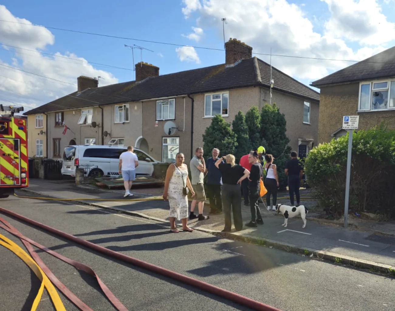 Fire Crews Respond to Blaze at Residential Property in Dagenham