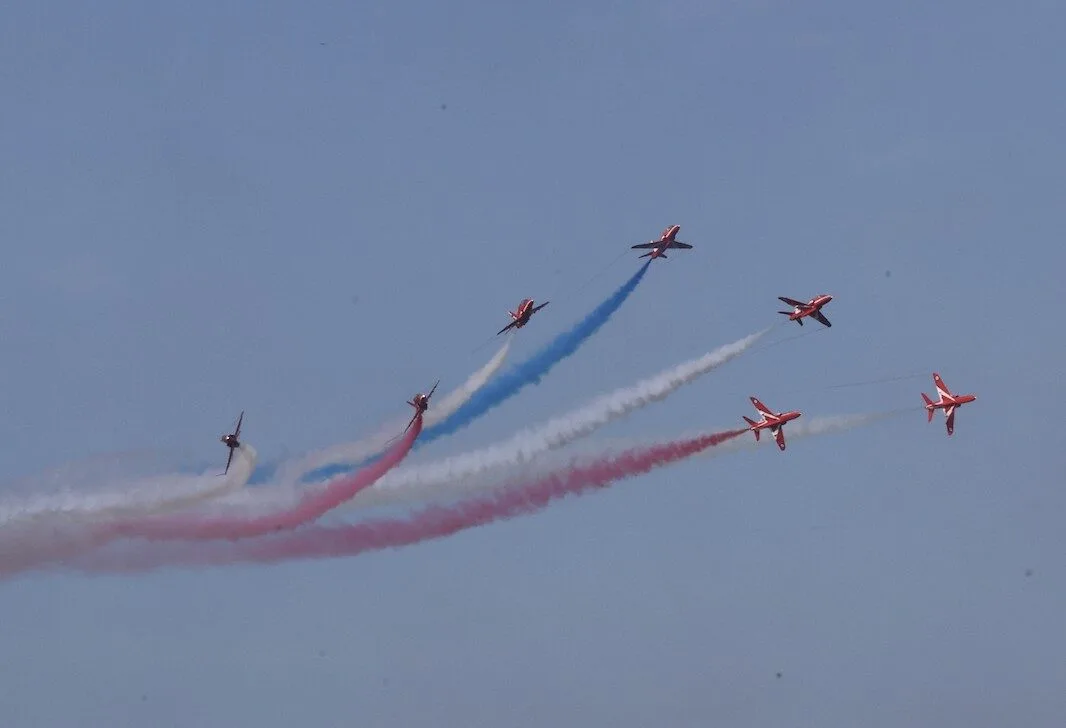 Red Arrows Soar Over <a class=