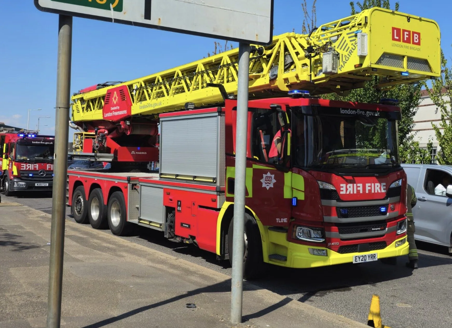 Firefighters Scrambled to Dagenham Flat Blaze at Kerwin House