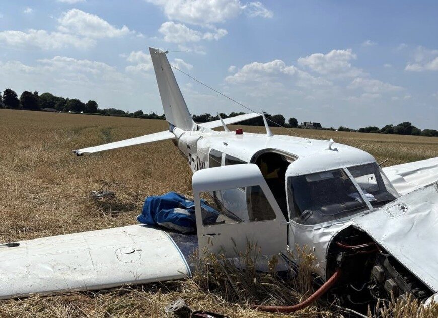 Light Aircraft Crash in Stebbing Prompts Major Emergency Response