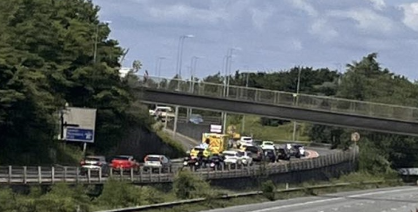 M20 Reopens After Police Incident Involving Man on Bridge at Junction 10