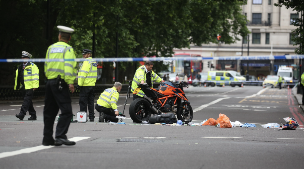 Park Lane Crash: Motorcyclist Fights for Life After Collision With Van in Westminster