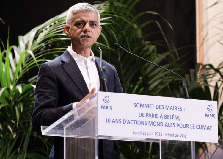 Sadiq Khan: Climate Change Is the “Defining Challenge of Our Time”