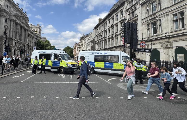 Whitehall in Lockdown as Police Investigate Abandoned Vehicle Near Downing Street