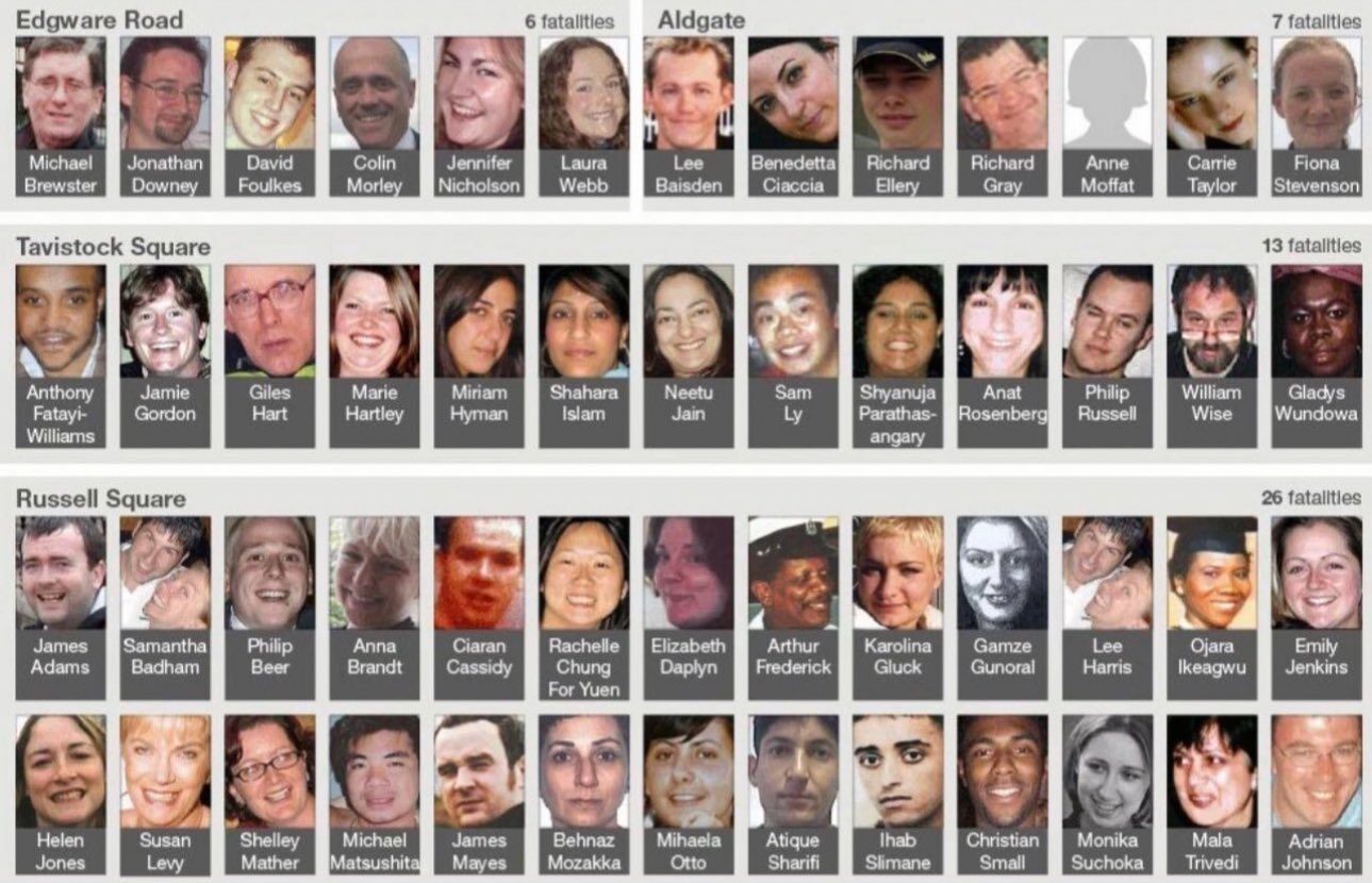 20 Years On: UK Remembers the 52 Lives Lost in the 7/7 London Bombings
