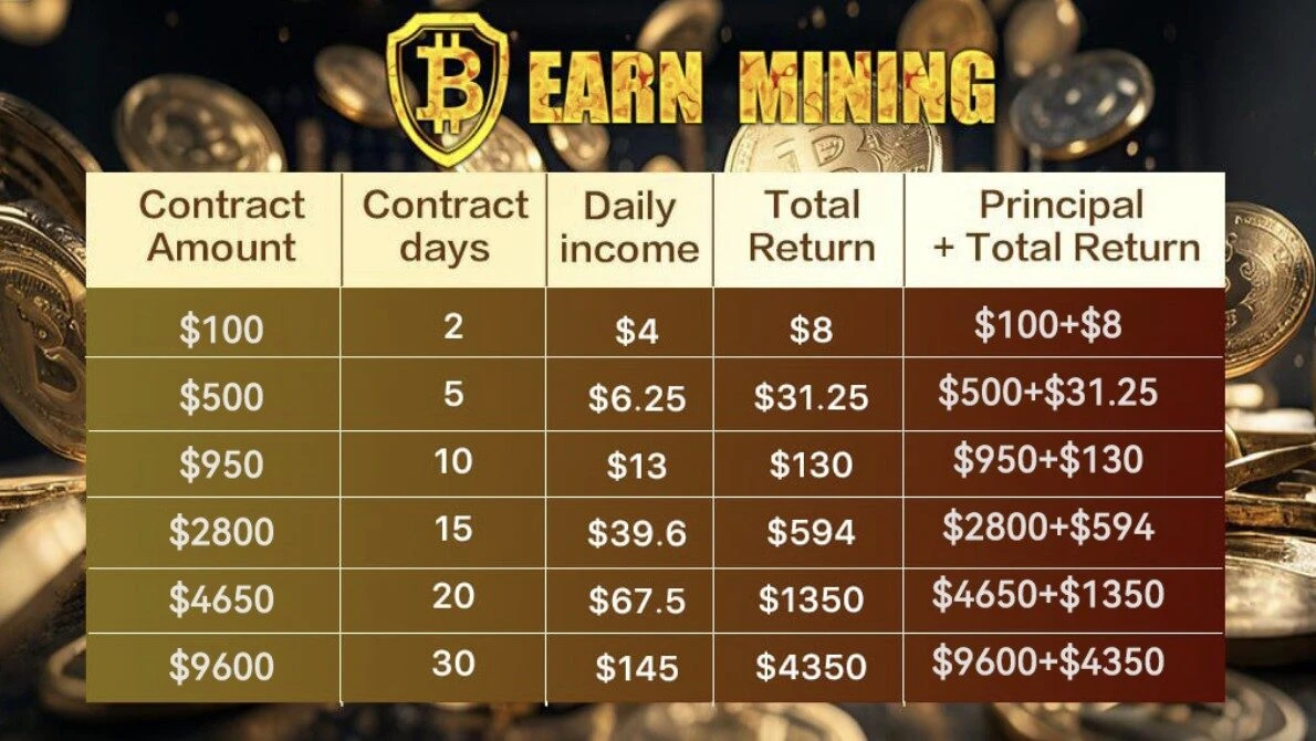 EarnMining Launches Free BTC Cloud Mining: Real Passive Income