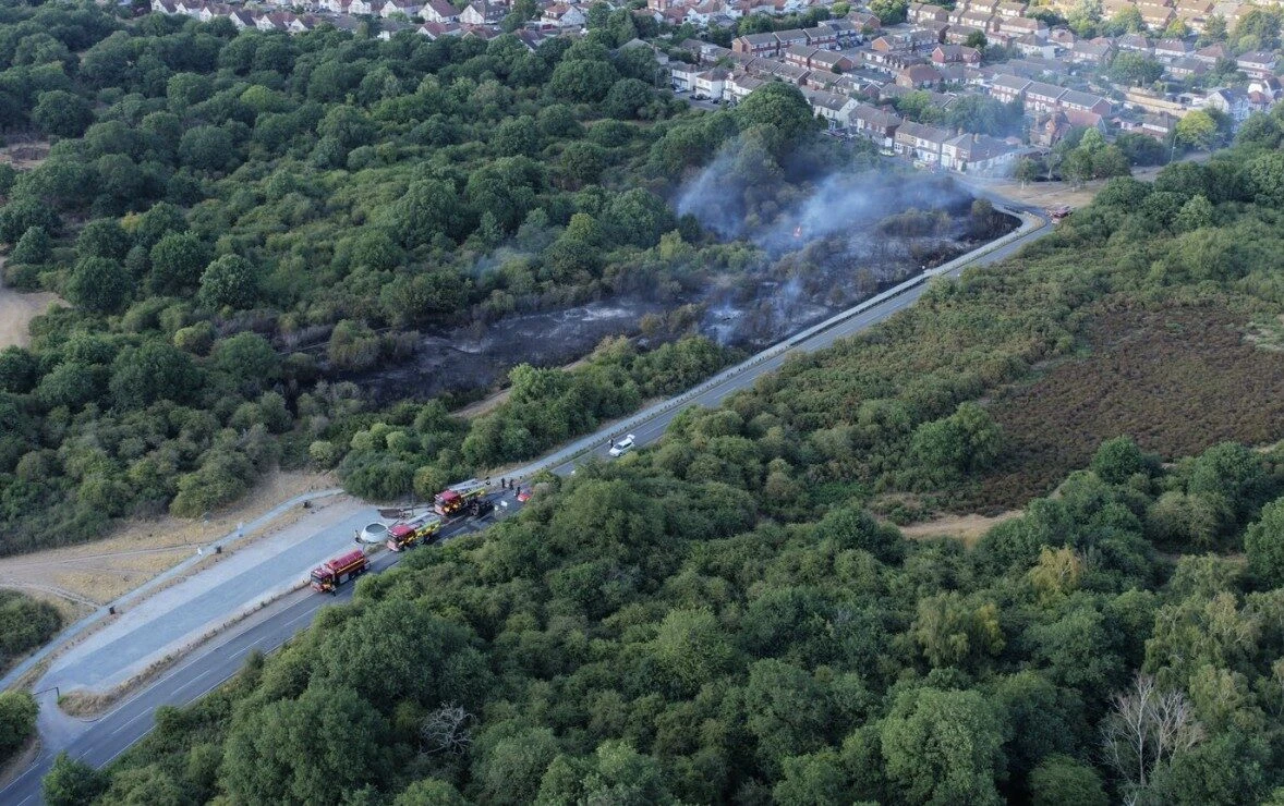 Wildfire Brought Under Control on <a class=