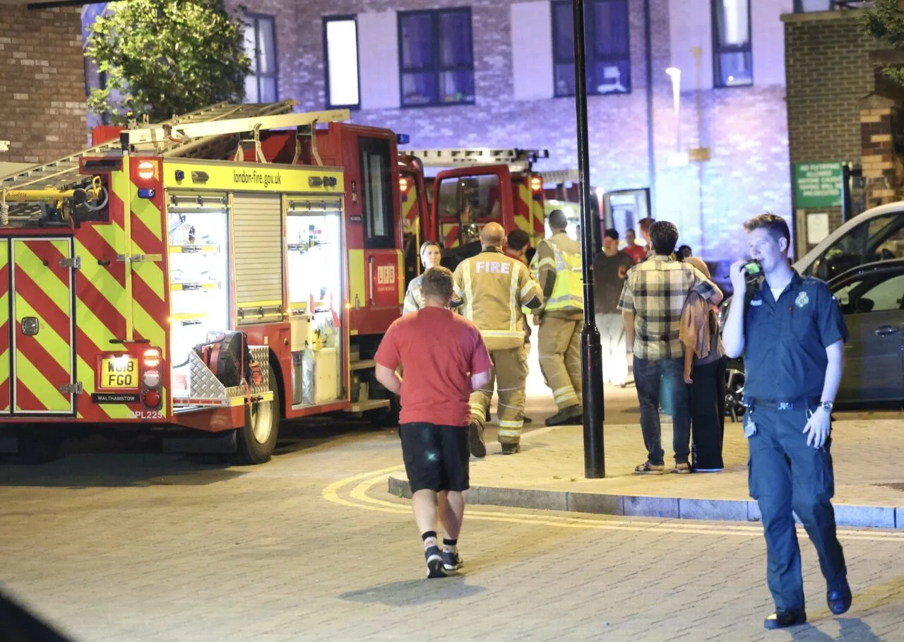 Firefighters Rush to 11th-Floor Blaze at Walthamstow Tower Block