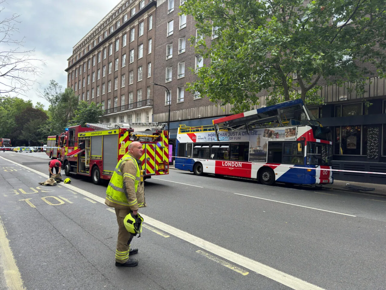 Tourist Horror as London Hop-On Hop-Off Bus Crashes Near 7/7 Bomb Site