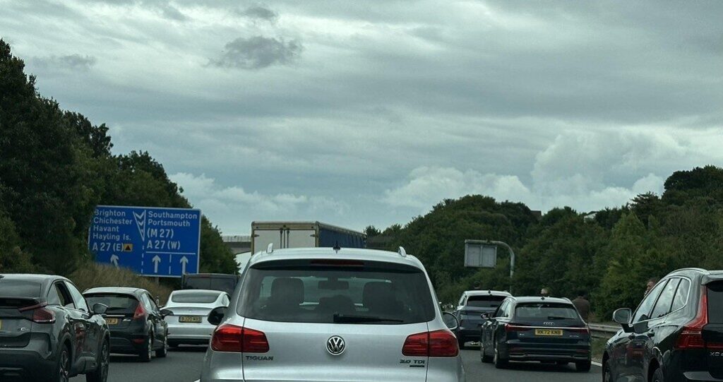 A Person has fallen from a Bridge across the A3 in Portsmouth