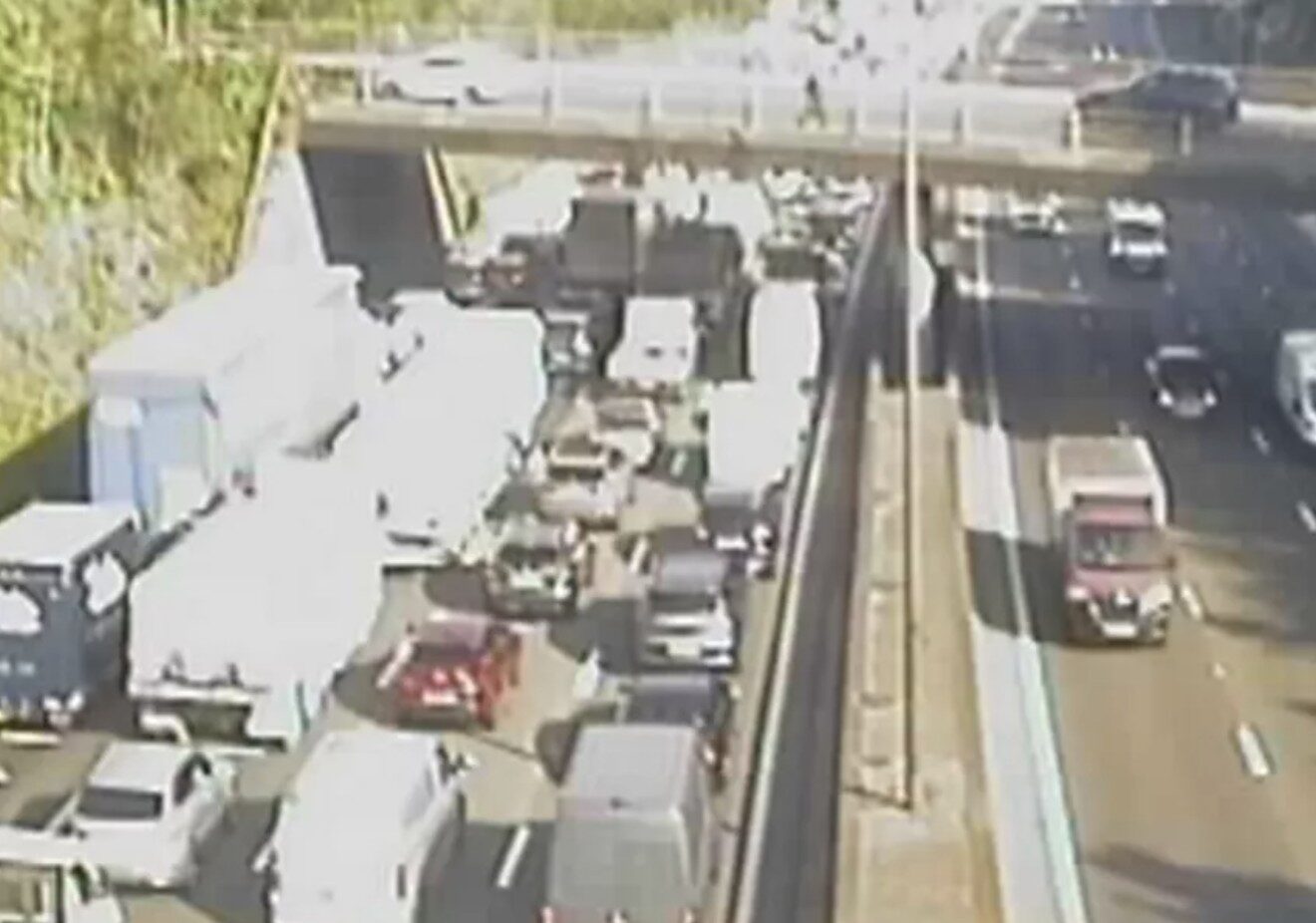 M25 Crash Near Cobham Services Causes 90-Minute Delays and 10-Mile Queues