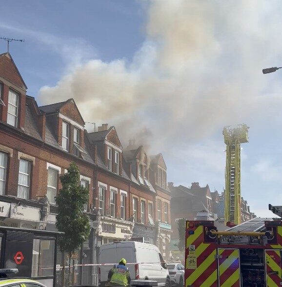 Major Fire Tears Through East Twickenham Building — One Hospitalised